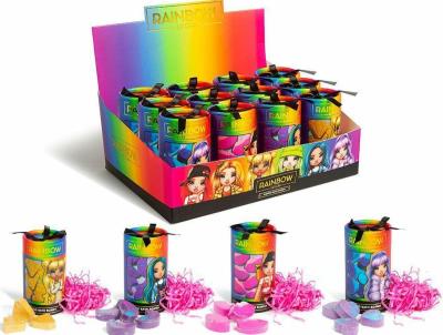 Opakowanie Sól do kąpieli 6x12 tuba kartonowa Rainbow high 1sztuka mix
