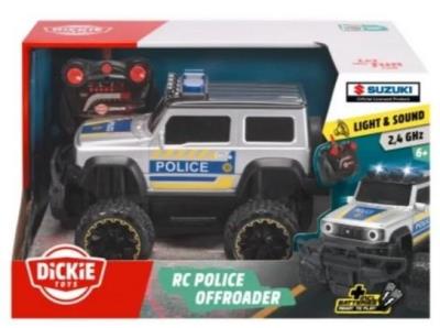 SOS RC Pojazd policyjny Suzuki Jimmy. Wydawca: Dickie Toys. SmakLiter.pl Opakowanie SOS RC Pojazd policyjny Suzuki Jimmy