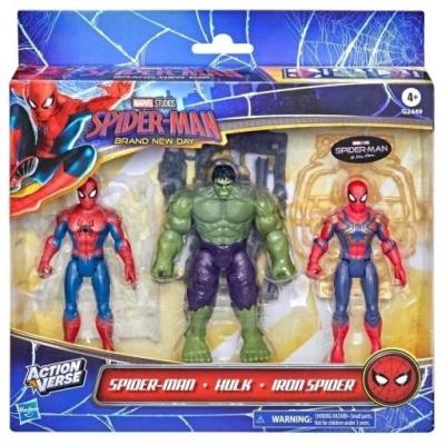 Opakowanie Spider-Man Actionverse Figurki 3-pak