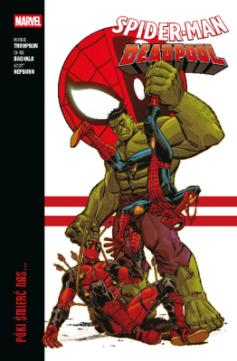 Spider-Man/Deadpool. Póki śmierć nas… Tom 2. Autor: Gerry Duggan, Elliot Kalan, Hastings Christopher, Thompson Robbie, Corin Joshua, Chris Bachalo, Scott Koblish, Scott Hepburn, Bondoc Elmo, Salva Espin, Iban Coello, Todd Nauck. SmakLiter.pl Okładka książki Spider-Man/Deadpool. Póki śmierć nas… Tom 2