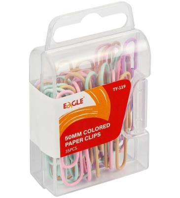 Opakowanie Spinacze kolorowe TY-119 35szt EAGLE