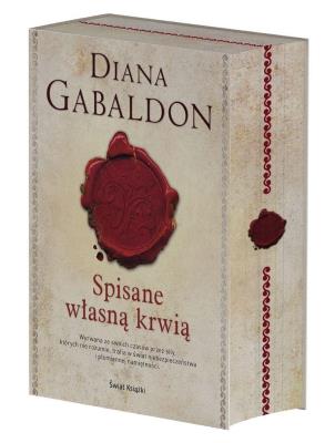 Okładka książki Spisane własną krwią (barwione brzegi)