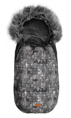 Opakowanie Śpiworek Olaf grafitowy kropki 100x45cm