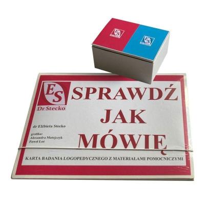 Okładka książki Sprawdź jak mówię. Karta badania logopedycznego...