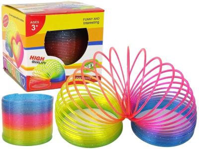 Opakowanie Sprężyna tęczowa brokatowa