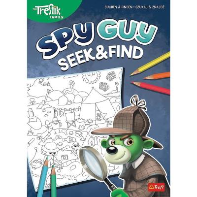 Spy Guy Szukaj i znajdź. Autor: Martyna Jelonek. SmakLiter.pl Okładka książki Spy Guy Szukaj i znajdź