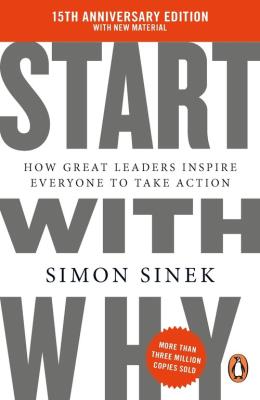 Start With Why. Autor: Simon Sinek. SmakLiter.pl Okładka książki Start With Why