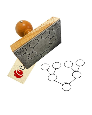 Opakowanie Stempel drzewko matematyczne
