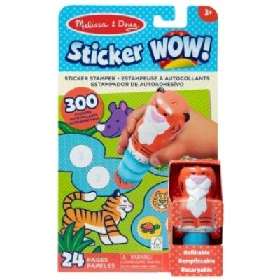 Opakowanie Stempel z naklejkami Tygrysek + książeczka Mellisa&Doug