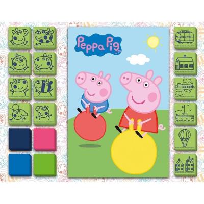 Stemple Świnka Peppa. Wydawca: Jiri Models. SmakLiter.pl Opakowanie Stemple Świnka Peppa