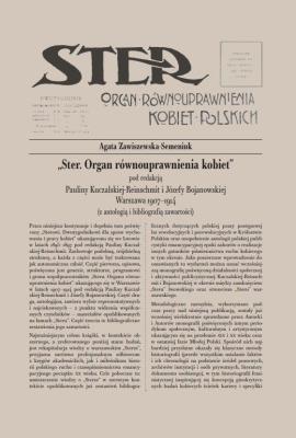 Okładka książki Ster. Organ równouprawnienia kobiet