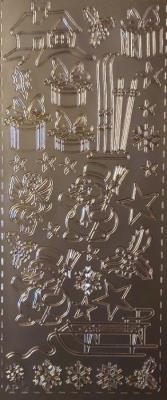 Opakowanie Stiker ażurowy srebrny