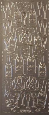 Opakowanie Stiker ażurowy srebrny