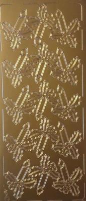 Opakowanie Stiker ażurowy złoty