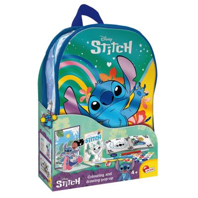 Stitch Szkoła rysowania z plecakiem. Autor: 304-110674. SmakLiter.pl Okładka książki Stitch Szkoła rysowania z plecakiem