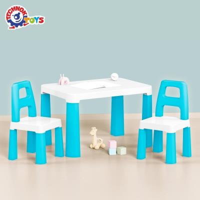 Opakowanie Stół dziecięcy niebieski z dwoma krzesełkami