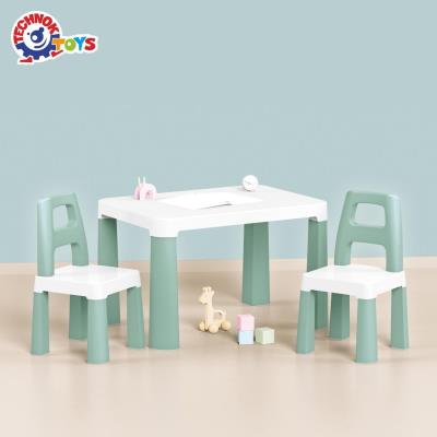 Opakowanie Stół dziecięcy zielony z dwoma krzesełkami