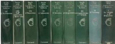 Okładka książki Storia della Letteratura Italiana T.1-9