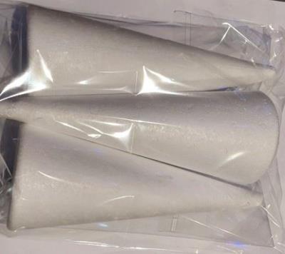 Opakowanie Stożki styropianowe 25cm 3szt