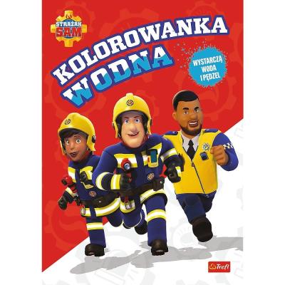 Okładka książki Strażak Sam Kolorowanka wodna