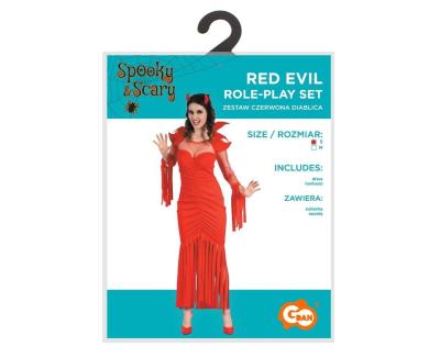 Opakowanie Strój dla dorosłych Czerwona Diablica rozm. S