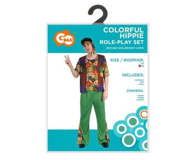 Strój dla dorosłych Kolorowy Hipis rozm. 56. Wydawca: GODAN. SmakLiter.pl Opakowanie Strój dla dorosłych Kolorowy Hipis rozm. 56