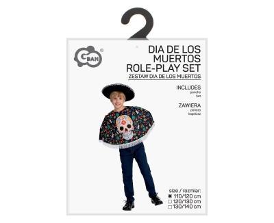 Opakowanie Strój dla dzieci Dia de los Muertos rozm. 110/120
