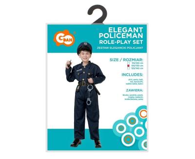 Opakowanie Strój dla dzieci Elegancki Policjant rozm. 120/130