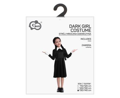 Opakowanie Strój dla dzieci Mroczna Dziewczyna 130/140cm