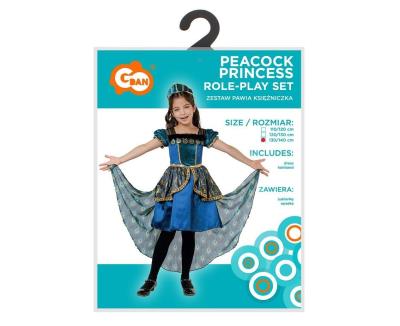 Opakowanie Strój dla dzieci Pawia Księżniczka rozm.130/140cm