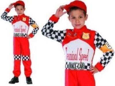 Opakowanie Strój Kierowca Rajdowy rozmiar M 120-130cm