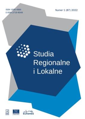 Okładka książki Studia Regionalne i Lokalne 1/2022