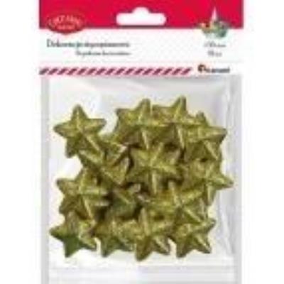 Opakowanie Styropianowe gwiazdki 30x28mm złote 18szt