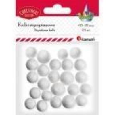 Opakowanie Styropianowe kulki 15/20mm białe 24szt