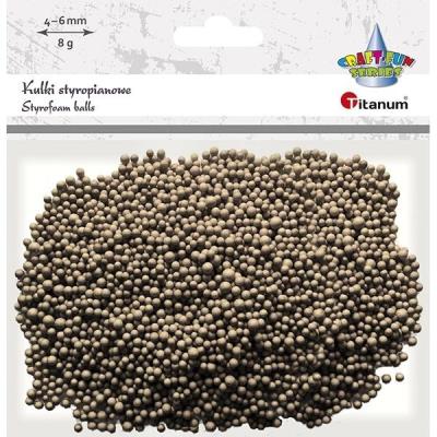 Opakowanie Styropianowe kulki 8g brązowe
