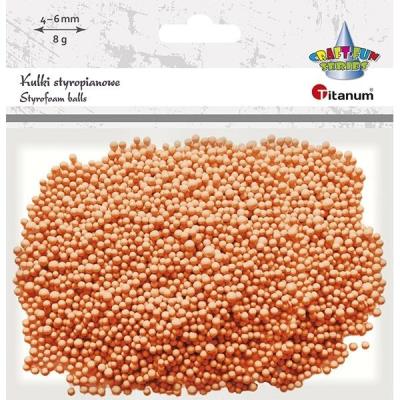 Opakowanie Styropianowe kulki 8g pomarańczowe