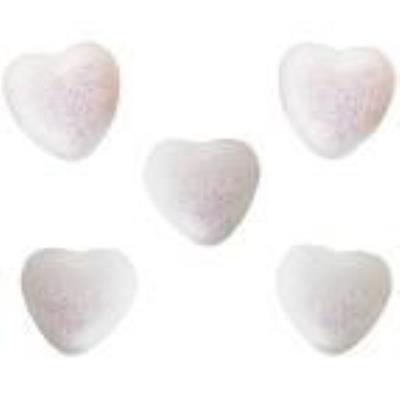Opakowanie Styropianowe serca 19x19mm białe 50szt