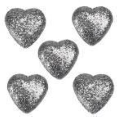 Styropianowe serca 19x19mm srebrne 50szt. Wydawca: Titanum. SmakLiter.pl Opakowanie Styropianowe serca 19x19mm srebrne 50szt