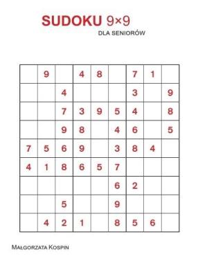 Okładka książki Sudoku 9x9