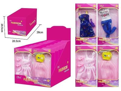 Opakowanie Sukienka dla lalki 29cm MIX