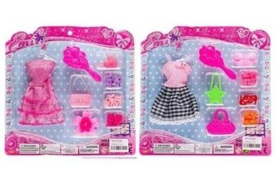 Sukienka z akcesoriami dla lalki 29cm MIX. Wydawca: ADAR. SmakLiter.pl Opakowanie Sukienka z akcesoriami dla lalki 29cm MIX