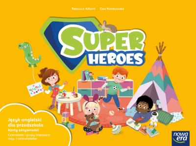 Okładka książki Super Heroes. Karty aktywności