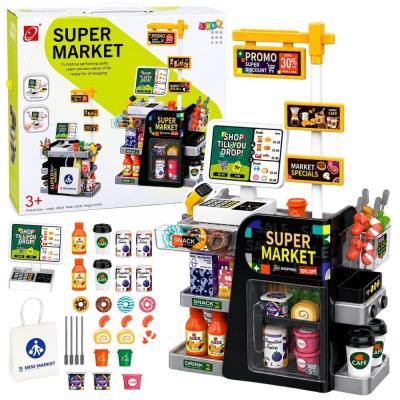 Opakowanie Supermarket, kasa skaner, dystrybutor 65el