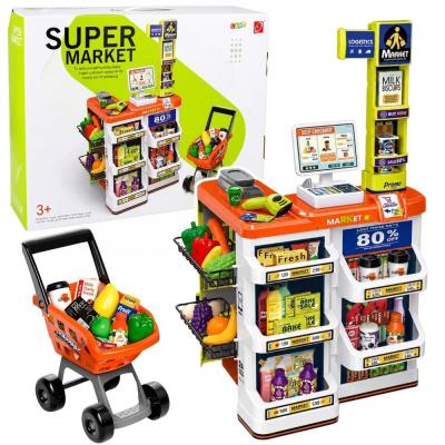 Opakowanie Supermarket z kasą, wózkiem, skanerem 60el