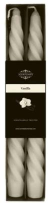 Świeca stołowa zakręcona o zapachu Vanilla 2szt. Wydawca: ScentChips. SmakLiter.pl Opakowanie Świeca stołowa zakręcona o zapachu Vanilla 2szt