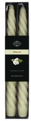 Świeca stołowa zakręcona White Tea 2szt. Wydawca: ScentChips. SmakLiter.pl Opakowanie Świeca stołowa zakręcona White Tea 2szt
