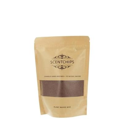 Opakowanie Świeca sypana 250gr wosk perłowy brązowy