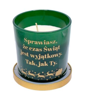 Opakowanie Świeca zapachowa Boże Narodzenie - marcepan
