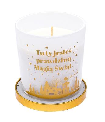 Opakowanie Świeca zapachowa Boże Narodzenie - wanilia