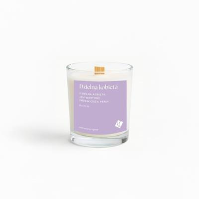 Opakowanie Świeca zapachowa - Dzielna kobieta